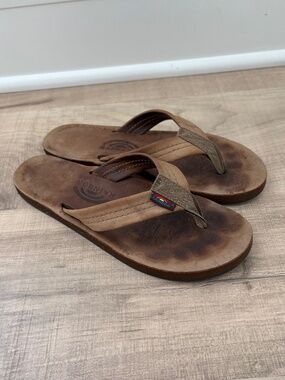 Rainbow Flip Flops Women’s 8
